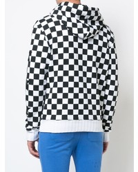 Мужской черно-белый худи от Amiri