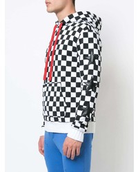 Мужской черно-белый худи от Amiri