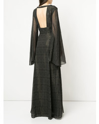 Черно-золотое вечернее платье от Dhela