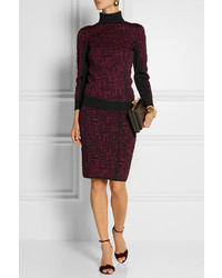 Черно-золотой кожаный клатч от Nina Ricci