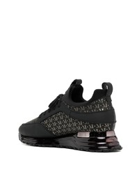 Мужские черно-золотые кроссовки от Mallet