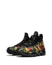 Мужские черно-золотые кроссовки от Nike