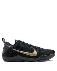 Мужские черно-золотые кроссовки от Nike