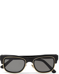 Черно-золотые солнцезащитные очки