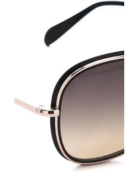 Женские черно-золотые солнцезащитные очки от Oliver Peoples