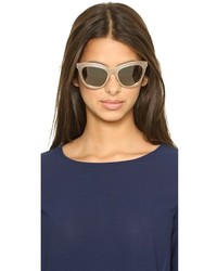 Женские черно-золотые солнцезащитные очки от Marc by Marc Jacobs