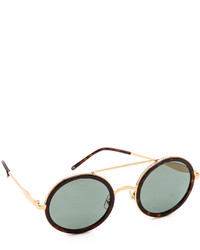 Женские черно-золотые солнцезащитные очки от Wildfox Couture
