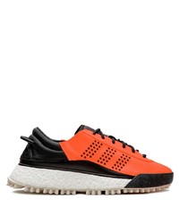 Мужские черно-оранжевые кроссовки от adidas
