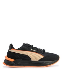 Мужские черно-оранжевые кроссовки от Puma