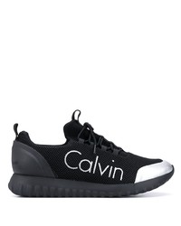 Мужские черно-серебряные кроссовки от Calvin Klein