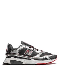 Мужские черно-серебряные кроссовки от New Balance