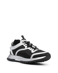 Мужские черно-серебряные кроссовки от Givenchy