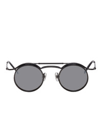 Черно-серебряные солнцезащитные очки