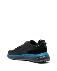 Мужские черно-синие кроссовки от Hogan