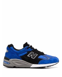 Мужские черно-синие кроссовки от New Balance