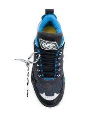 Мужские черно-синие кроссовки от Off-White