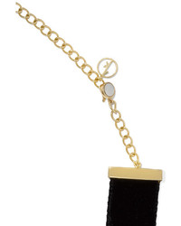 Черное бархатное ожерелье-чокер