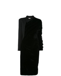 Черное бархатное платье-футляр от A.F.Vandevorst