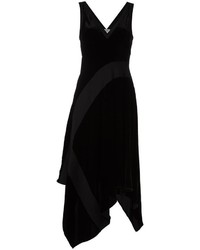 Черное бархатное платье от Donna Karan
