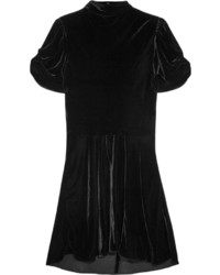 Черное бархатное платье от Etoile Isabel Marant