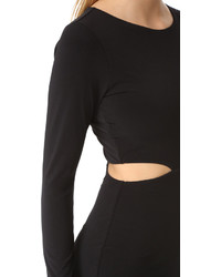 Черное бархатное платье от Velvet