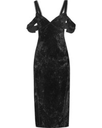 Черное бархатное платье от Rachel Zoe
