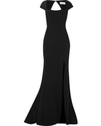 Черное вечернее платье с вырезом от Rebecca Vallance