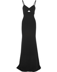Черное вечернее платье с вырезом от Victoria Beckham
