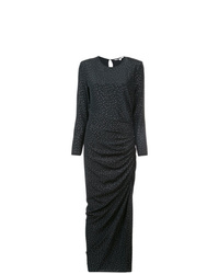 Черное вечернее платье с разрезом от Veronica Beard