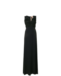 Черное вечернее платье со звездами от N°21