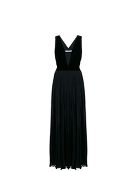Черное вечернее платье со складками от Givenchy
