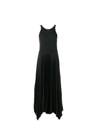 Черное вечернее платье со складками от Theory