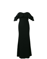 Черное вечернее платье от Alexander McQueen
