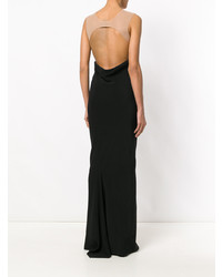 Черное вечернее платье от Rick Owens