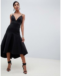 Черное вечернее платье от ASOS DESIGN