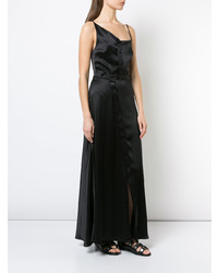 Черное вечернее платье от Cédric Charlier