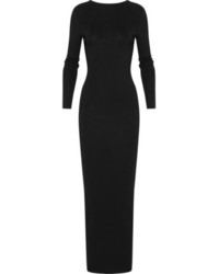 Черное вечернее платье от Balmain