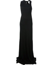Черное вечернее платье от Bottega Veneta