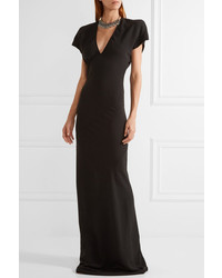 Черное вечернее платье от Gareth Pugh