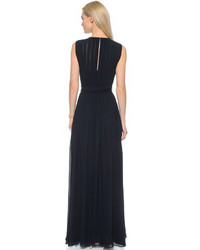 Черное вечернее платье от L'Agence