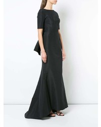 Черное вечернее платье от Carolina Herrera