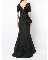 Черное вечернее платье от Carolina Herrera