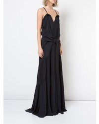 Черное вечернее платье от Vera Wang