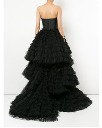 Черное вечернее платье от Isabel Sanchis