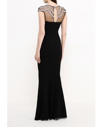 Черное вечернее платье от Goddiva