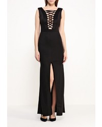 Черное вечернее платье от Goddiva