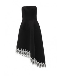 Черное вечернее платье от Goddiva