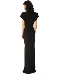 Черное вечернее платье от Gareth Pugh