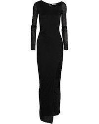 Черное вечернее платье от Helmut Lang