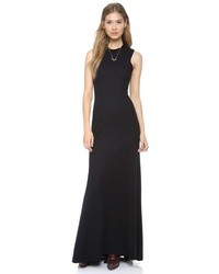 Черное вечернее платье от L'Agence